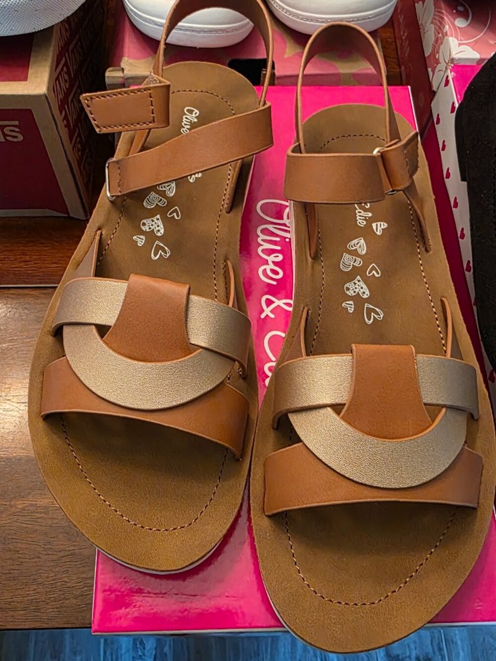 Olive and Edie Girls Strappy Sandal